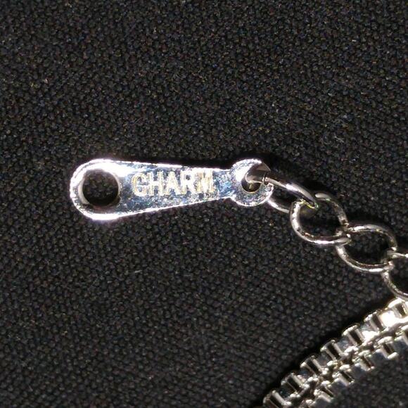 Crystal Pink Heart Pendant Necklace, Chain 18", AB Rhinestones, 18KGP, 18 Inch - Picture 7 of 8